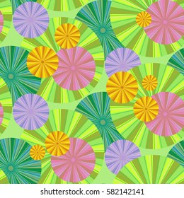 Abstract Colored  Palette  background. Harmony color creation, tint, shade changing in gradient chart.