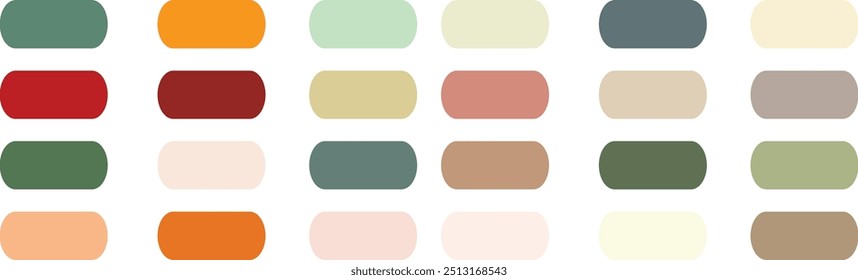 Abstract Colored Palette Guide Design