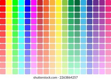 Abstract Colored Palette Guide. Table color shades. Color harmony. Trend colors. Vector illustration EPS 10 File.