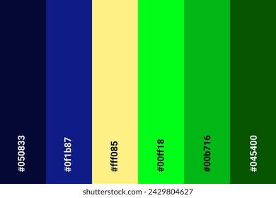 Abstract Colored Palette Guide. Table color shades. Color harmony. Trend colors. Vector illustration EPS 10 File.