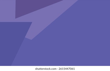 Abstract colored paper geometry composition banner background in very peri, purple color. 
