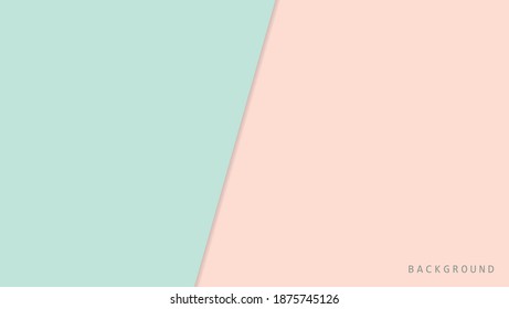 Abstract colored paper pink and background. Minimal summer exotic concept with copy space. Border arrangement