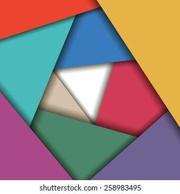 Abstract colored paper template as a background for your design 
