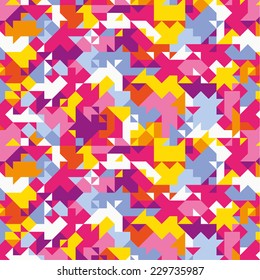 Abstract colored pattern.