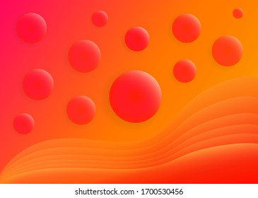 abstract colored pattern background with bubbles