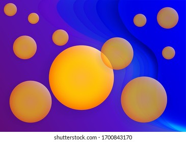 abstract colored pattern background with bubbles