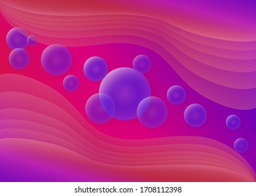abstract colored pattern background with bubbles