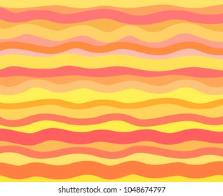 Abstract colored pattern. Striped multicolored background with lines and waves. Universal geometric texture. Dinamic colored backdrop. Lineal wallpaper. Decorative style. Line art creation. Doodle