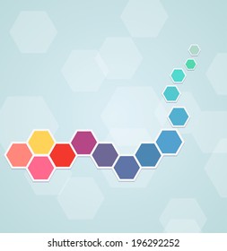 abstract colored polygonal pattern. Vector version