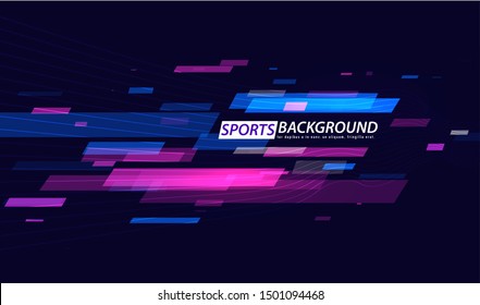 Abstract colored poster for sports. Graphic concept for your design.
