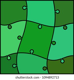 abstract colored puzzle background