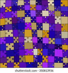 abstract colored puzzle background