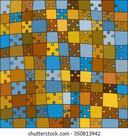abstract colored puzzle background