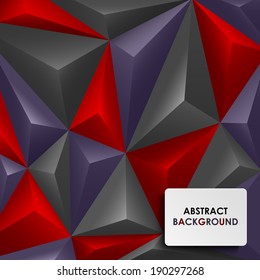 Abstract colored pyramid background