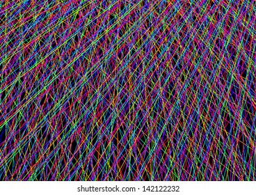 Abstract colored rainbow lines