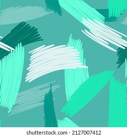 Fondo de doodle sin costuras de color abstracto. Los doodles multicolores se dibujan con una pluma de fieltro al azar. Adecuado para tela, embalaje, papel pintado. Ilustración vectorial.