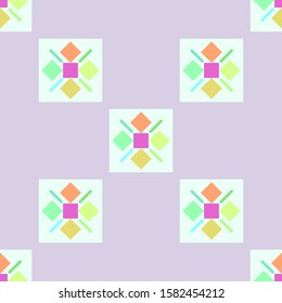 Abstract colored seamless pattern, suitable for use as an orament or digital printing, background and wallpaper