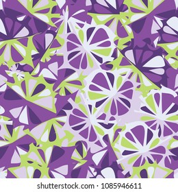 Abstract colored seamless pattern. Variegated multi-colored texture. Easy to edit.