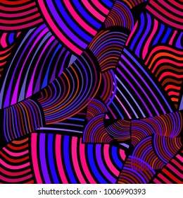 Abstract colored seamless pattern. Vector