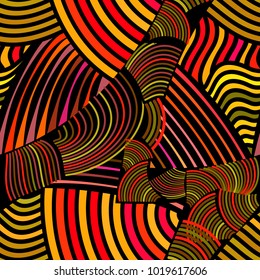 Abstract colored seamless pattern. Vector