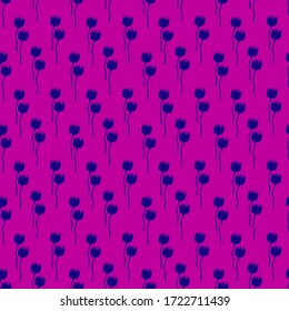 abstract colored seamless vector floral pattern fabric print with flowers
