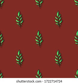 abstrakter, nahtloser Vektor-Blumenmuster-Stoffdruck