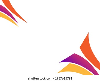 Diseño de plantillas de diseño de certificados de formas coloreadas abstractas. ilustración vectorial
