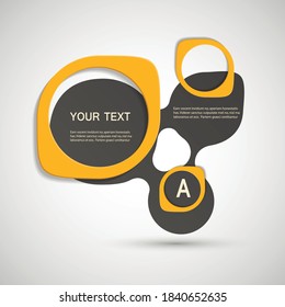 abstract colored shapes on a white background