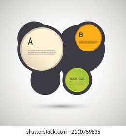 abstract colored shapes on a white background