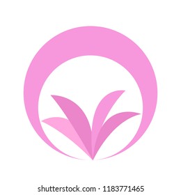 Abstract colored spa logo