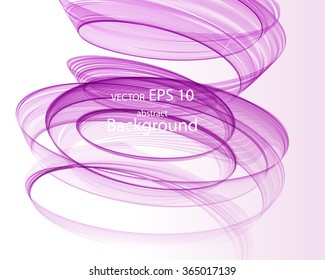 Abstract colored spiral