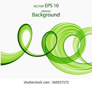 Abstract colored spiral