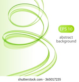 Abstract colored spiral