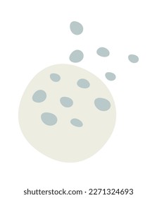 Abstract colored spot background element. Vector illustration