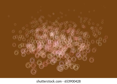 Abstract colored springs shape pattern. Good for web page, wallpaper, graphic design, catalog, texture or background. Vector graphic.