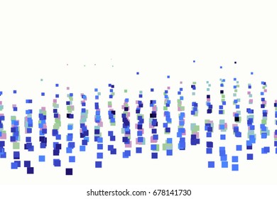 Abstract colored square, rectangle shape pattern. Good for web page, wallpaper, graphic design, catalog, texture or background. Vector illustration graphic.