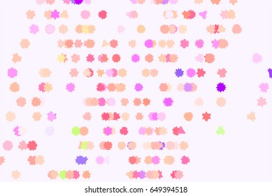 Abstract colored star shape pattern. Good for web page, wallpaper, graphic design, catalog, texture or background. Vector graphic.