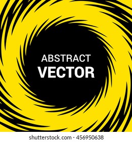 Abstract colored swirl twisting vertiginous tornado background. Design element for Comic book. Free space for text. Vector illustration. 