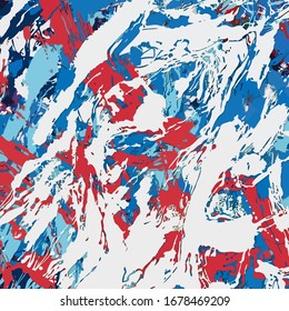 Abstract colored texture of chaotic brush strokes for design of wallpaper, poster, illustration