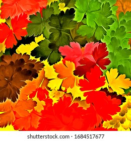 Abstract colored texture of chaotic brush strokes for design of wallpaper, poster, illustration