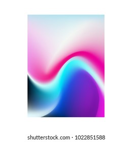 Abstract colored trendy fluid background. Vector illustration modern template for the cover design of brochures, web banners, flyers or posters