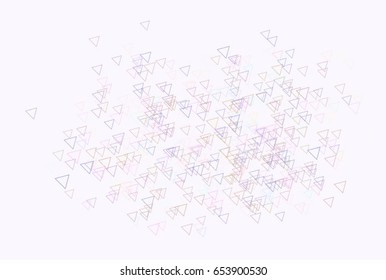 Abstract colored triangle shape pattern. Good for web page, wallpaper, graphic design, catalog, texture or background. Vector graphic.