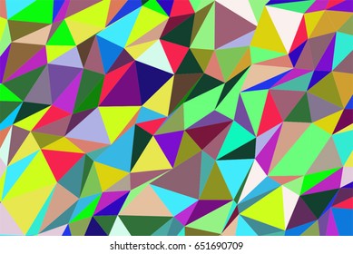 Abstract colored triangle strip shape pattern. Good for web page, wallpaper, graphic design, catalog, texture or background. Vector graphic.