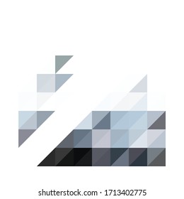 Abstract colored triangle vector background 