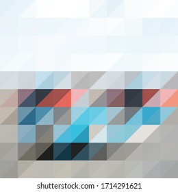 Abstract colored triangle vector background 