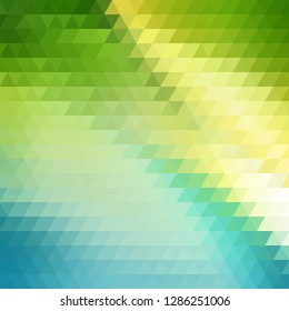 Abstract colored triangular background.