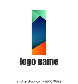 Abstract colored vector logo I Company design