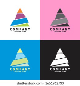 Abstract colored vector logo. tecnology Media logo. Multimedia logo. Company logo
