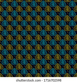 abstract colored vector seamless floral pattern fabric print 
