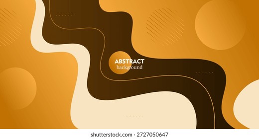Fundo de onda colorido abstrato com design de conceito de onda laranja. Estilo de plano de fundo do banner legal. Vetor EPS10.